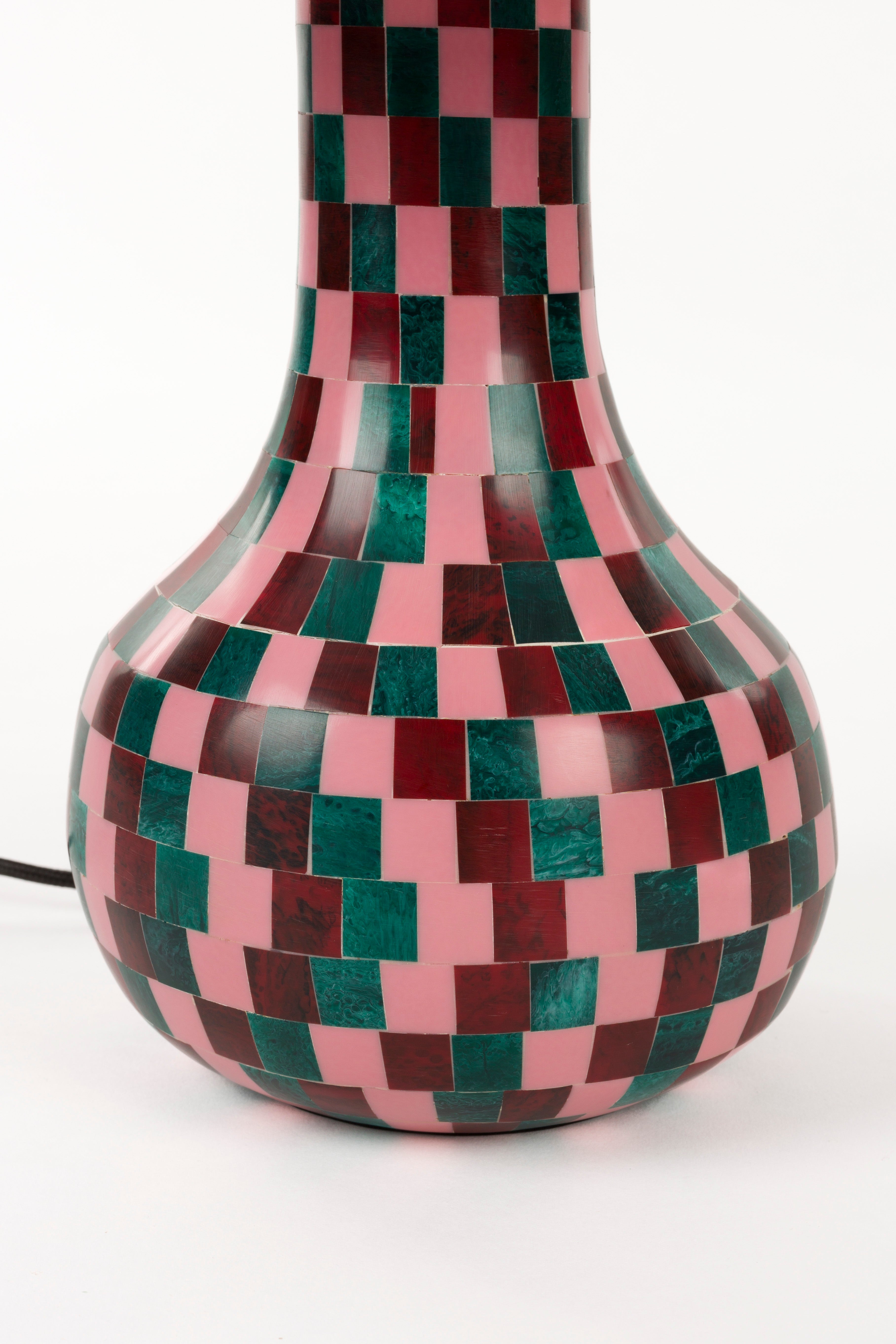 Bold Monkey Don't Be Afraid of Colour Blocks Pink Table Lamp